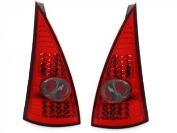 Задняя альтернативная оптика LED Red Crystal на Citroen C3