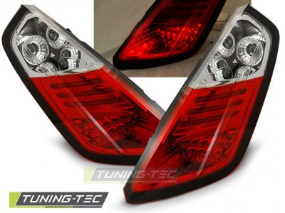 Задние фонари LED Red Crystal от Tuning-Tec на Fiat Grande Punto