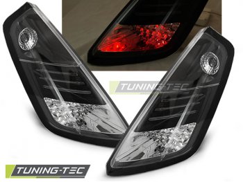 Задние светодиодные фонари LED Black от Tuning-Tec на Fiat Grande Punto