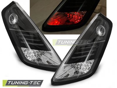 Задние светодиодные фонари LED Black от Tuning-Tec на Fiat Grande Punto