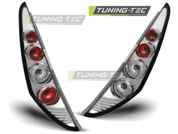 Задние фонари Chrome от Tuning-Tec на Fiat Punto II 3D