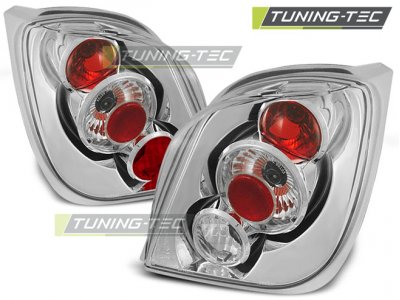 Задние фонари Chrome от Tuning-Tec на Ford Fiesta III