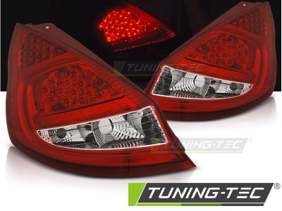 Задние фонари светодиодные красные от Tuning-Tec на Ford Fiesta VII Hatchback