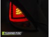 Задние фонари неоновые тёмные от Tuning-Tec на Ford Fiesta VII 5D рестайл