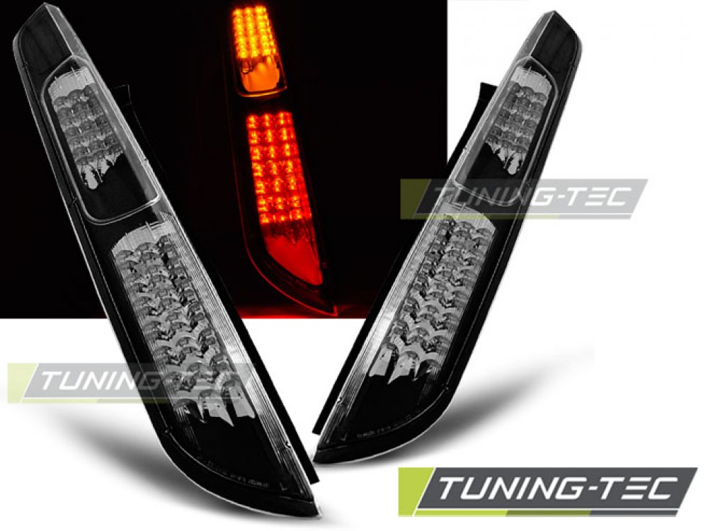 Задние светодиодные фонари чёрные от Tuning-Tec на Ford Focus II Hatchback