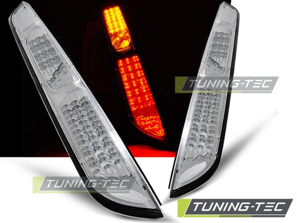Задние светодиодные фонари хром от Tuning-Tec на Ford Focus II Hatchback рестайл
