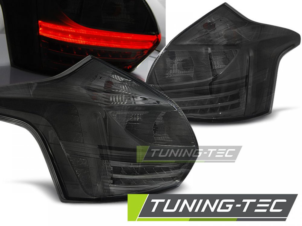 Задние светодиодные фонари тёмные от Tuning-Tec на Ford Focus III Hatchback