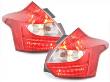 Задние фонари LED Red Crystal на Ford Focus III