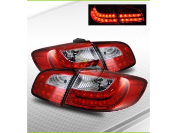 Задние фонари LED Red Crystal на Hyundai Santa Fe II
