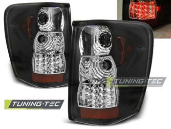 Задние тюнинговые фонари LED Black на Jeep Grand Cherokee WJ