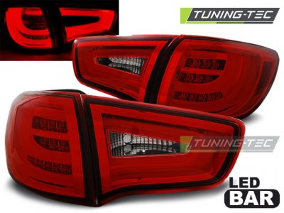 Задние фонари Neon Led Bar Red Crystal на Kia Sportage III