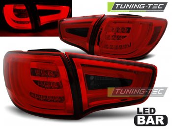 Задние фонари Neon Led Bar Red Smoke на Kia Sportage III