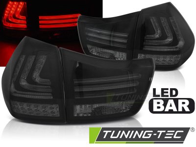 Задние светодиодные фонари F-Style Led Bar Black Smoke на Lexus RX II 330 / 350
