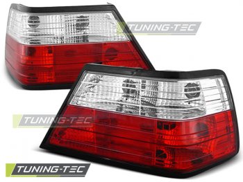 Задняя альтернативная оптика Red Crystal от Tuning-Tec на Mercedes E класс W124
