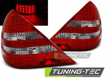 Задняя альтернативная оптика LED Red Crystal Var2 от Tuning-Tec на Mercedes SLK класс R170
