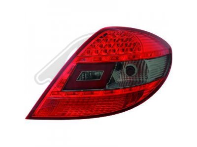 Задние фонари LED Red Smoke от HD на Mercedes SLK класс R171