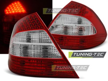 Задние фонари в стиле рестайла LED Red Crystal от Tuning-Tec на Mercedes E класс W211