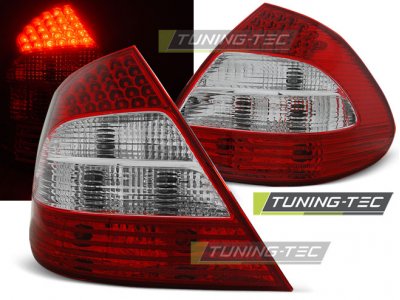 Задние фонари в стиле рестайла LED Red Crystal от Tuning-Tec на Mercedes E класс W211