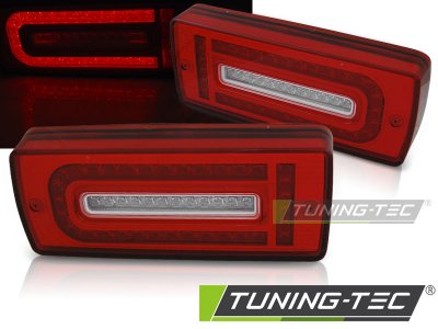 Задняя альтернативная оптика LED красная от Tuning-Tec на Mercedes G класс W463