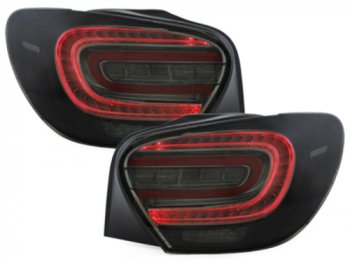 Задние тюнинговые фонари Full Led Bar Smoke на Mercedes A класс W176