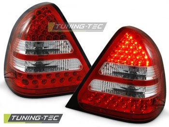 Задние светодиодные фонари Led Red Crystal от Tuning-Tec на Mercedes C класс W202