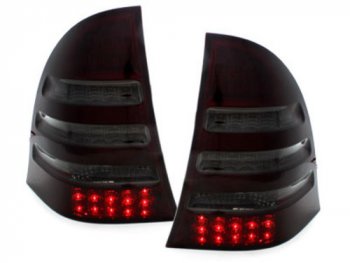 Задние светодиодные фонари Led Red Smoke на Mercedes C класс W203 Wagon