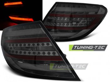 Задние фонари Led Smoke на Mercedes C класс W204