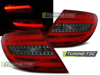 Задние фонари LED Red Smoke от Tuning-Tec на Mercedes C класс W204