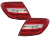 Задние диодные фонари Led Red Crystal на Mercedes C класс W204