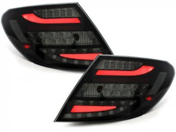 Задние фонари Led Black Smoke на Mercedes C класс W204