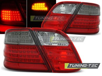 Задние светодиодные фонари LED Full Red Smoke от Tuning-Tec на Mercedes CLK класс W208