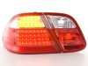 Задние диодные фонари Full LED Red Crystal на Mercedes CLK класс W208