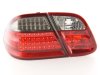 Задние диодные фонари Full LED Red Smoke на Mercedes CLK класс W208