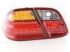 Задние диодные фонари Full LED Red Smoke на Mercedes CLK класс W208