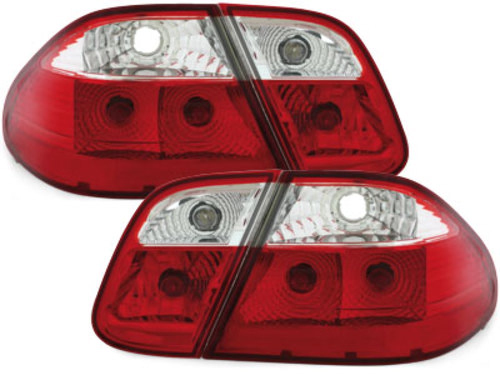 Задние фонари Crystal Red на Mercedes CLK класс W208