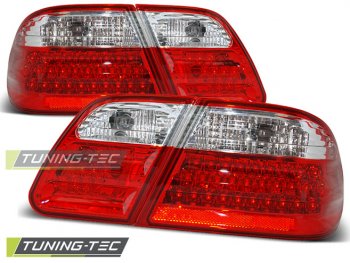 Задние тюнинговые фонари LED Red Crystal от Tuning-Tec на Mercedes E класс W210