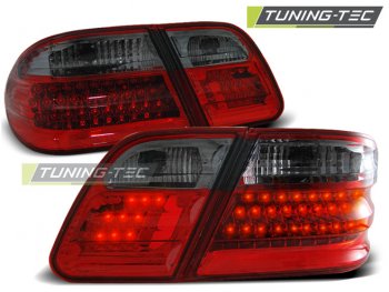 Задние тюнинговые фонари LED Red Smoke от Tuning-Tec на Mercedes E класс W210