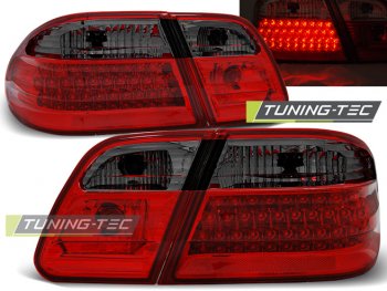 Задние светодиодные фонари LED Red Smoke Var2 от Tuning-Tec на Mercedes E класс W210