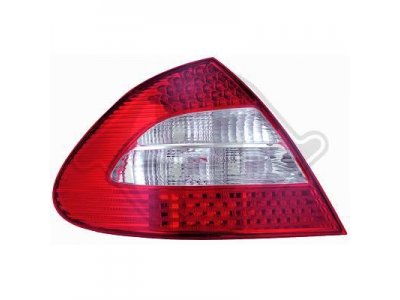 Задние фонари в стиле рестайла LED Red Crystal от HD на Mercedes E класс W211