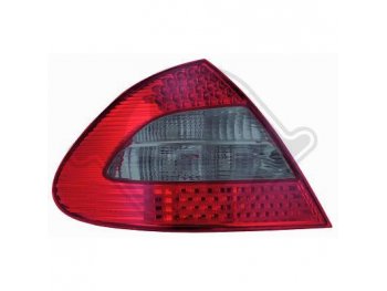 Задние фонари в стиле рестайла LED Red Smoke от HD на Mercedes E класс W211