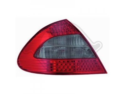Задние фонари в стиле рестайла LED Red Smoke от HD на Mercedes E класс W211