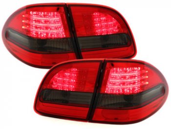 Задние фонари LED Red Smoke на Mercedes E класс W211 T-Mode