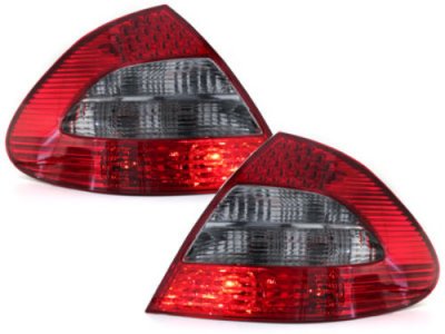 Задние тюнинговые фонари LED Red Smoke на Mercedes E класс W211