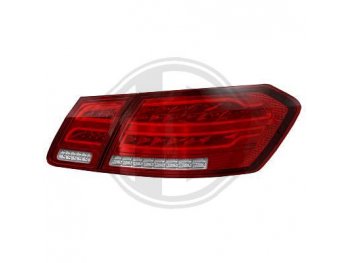 Задние фонари в стиле рестайла LED Red Crystal от HD на Mercedes E класс W212