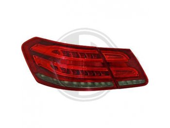 Задние фонари в стиле рестайла LED Red Smoke от HD на Mercedes E класс W212