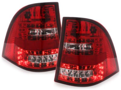 Задние диодные фонари LED Red Crystal на Mercedes ML класс W163