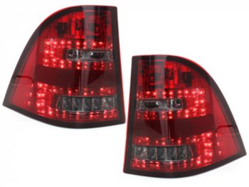 Задние диодные фонари LED Red Smoke на Mercedes ML класс W163