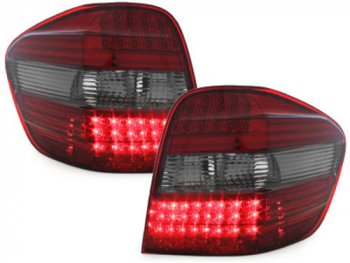 Задние тюнинговые фонари LED Red Smoke на Mercedes ML класс W164