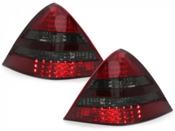 Задние фонари LED Red Smoke на Mercedes SLK класс R170