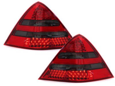 Задние диодные фонари LED Red Smoke на Mercedes SLK класс R170